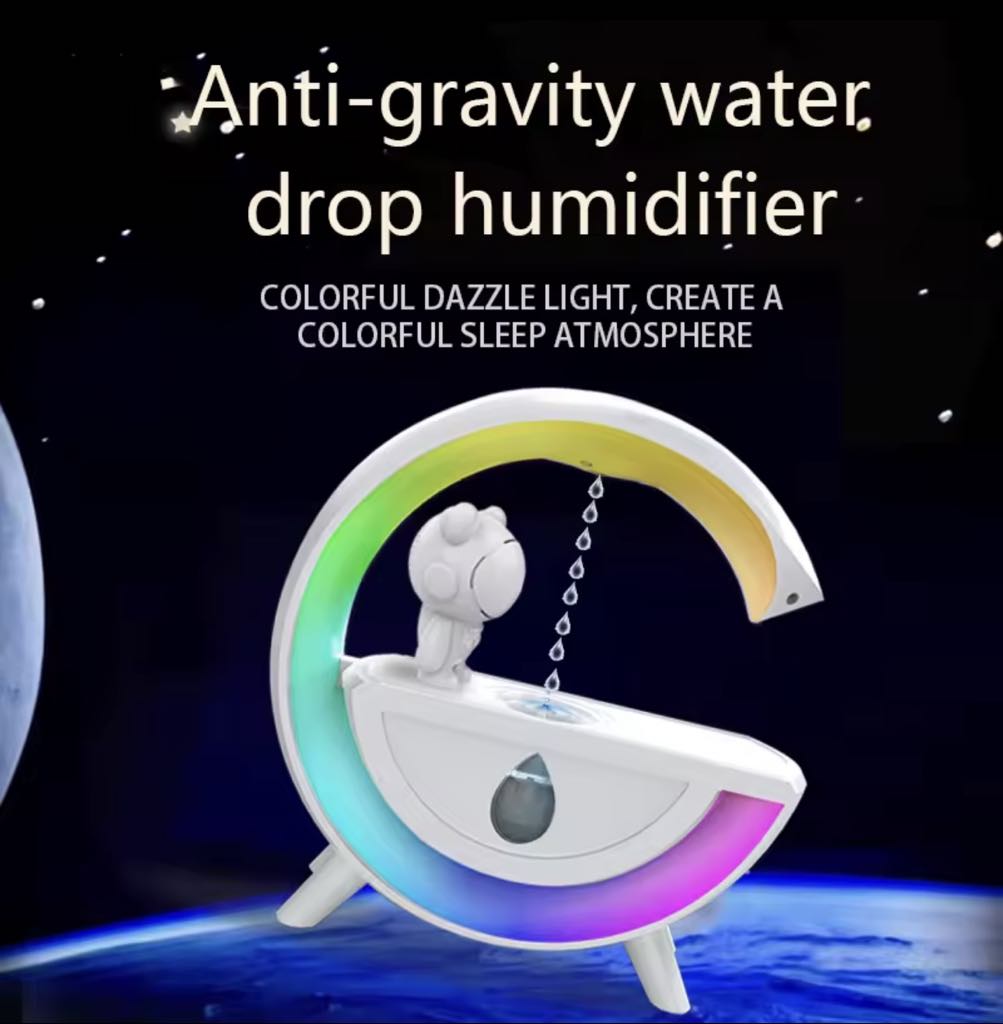 Diffuseur D'arômes , Anti-Gravité avec Haut-parleur Bluetooth et lumière RGB