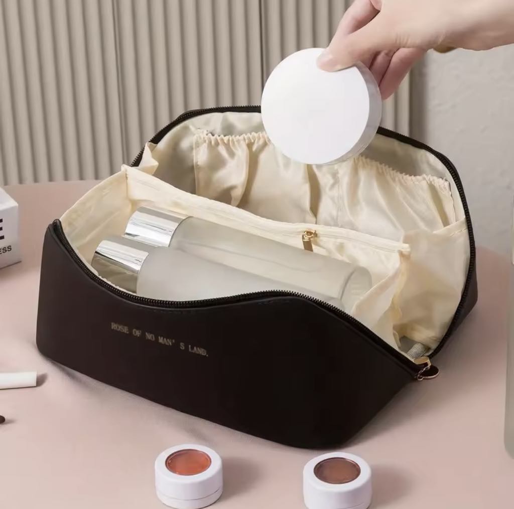 Trousse De Maquillage Multifonctionnelle En Similicuir