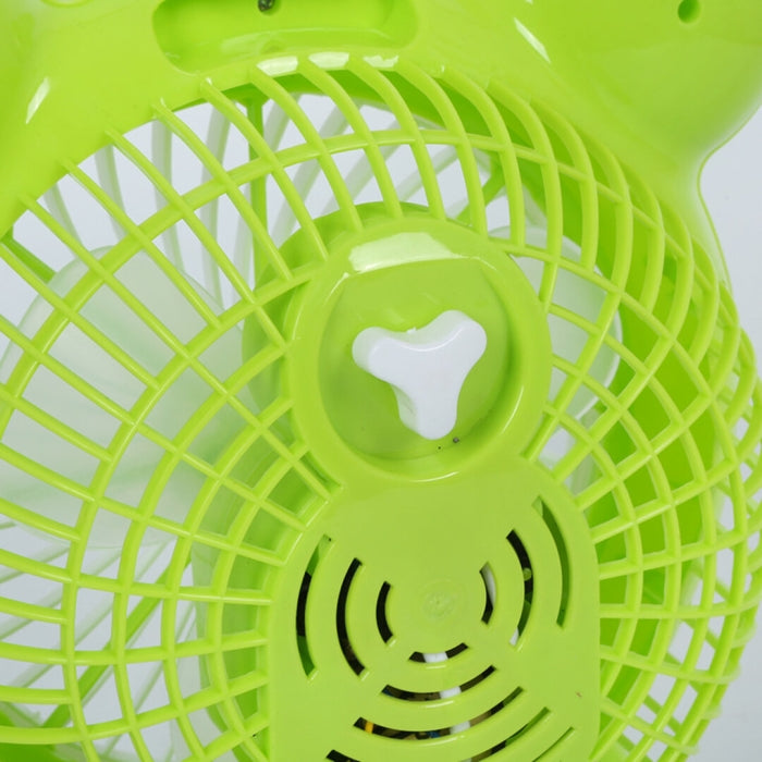 Ventilateur Portable Électrique En Plastique Pour Bureau Vert