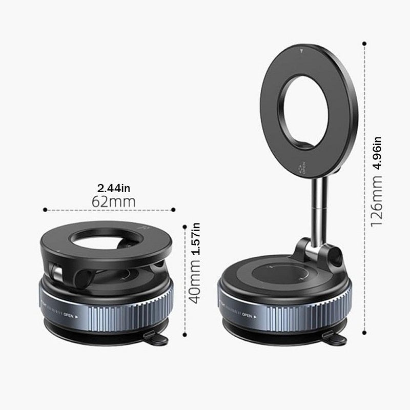 Support de téléphone Ultra magnétique Ventouse pour voiture amélioré renforcé à 360 °