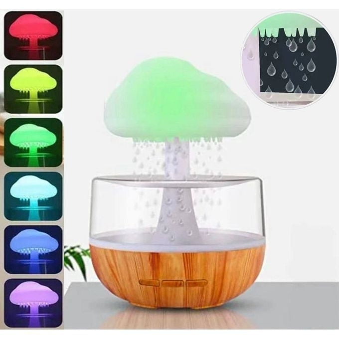 Diffuseur Humidificateur D'huiles Essentielles Et Veilleuse Colorée