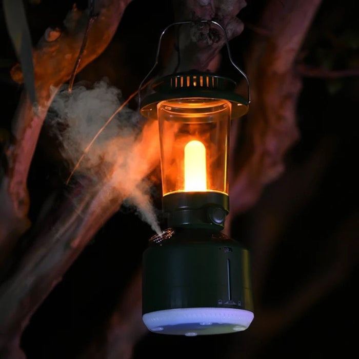 Lampe De Camping Rechargeable Avec Diffuseur D'huile Essentiel