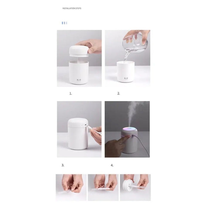 Aroma Diffuseur Électrique D'Huiles Essentielles 300 Ml