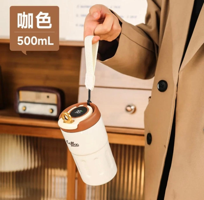 Thermos Mug Led Isotherme Avec Affichage De La Température 500 ML