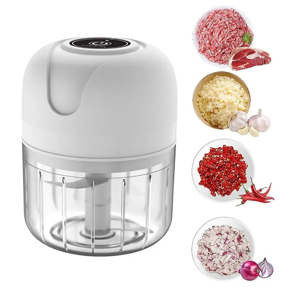 Mini hachoir électrique rechargeable avec câble USB 250 ML
