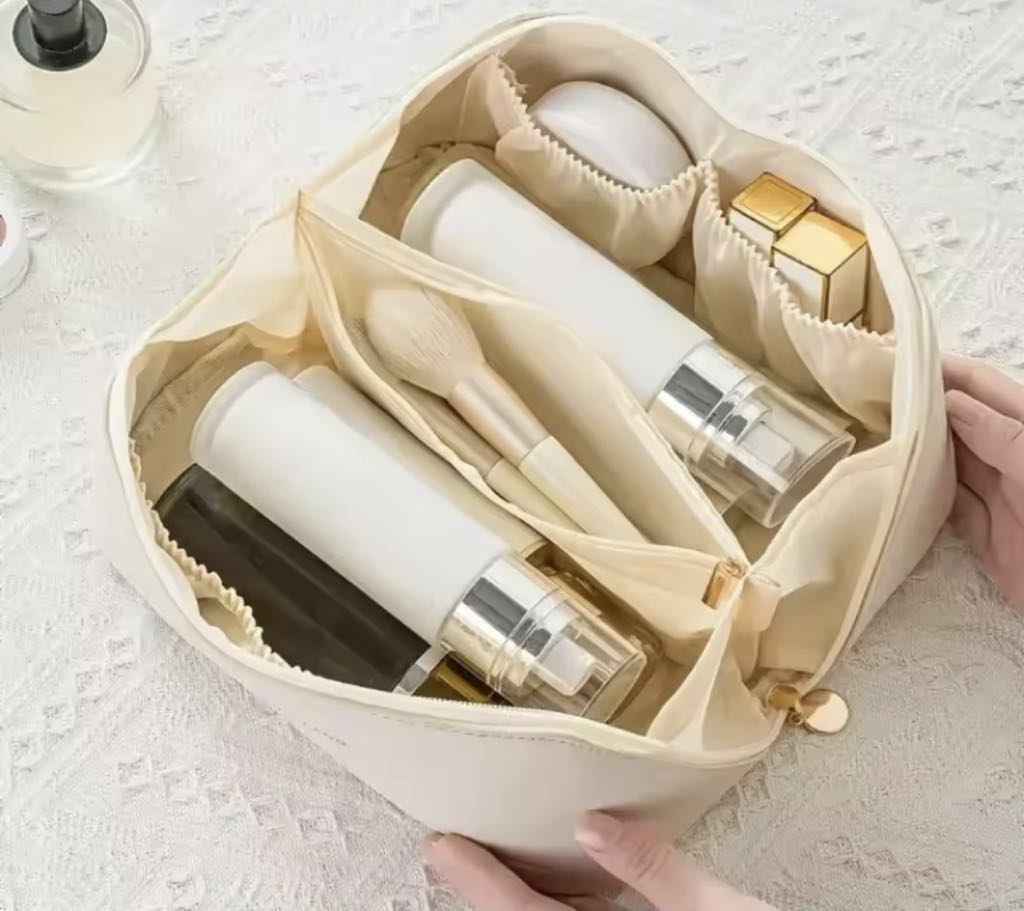 Trousse De Maquillage Multifonctionnelle En Similicuir