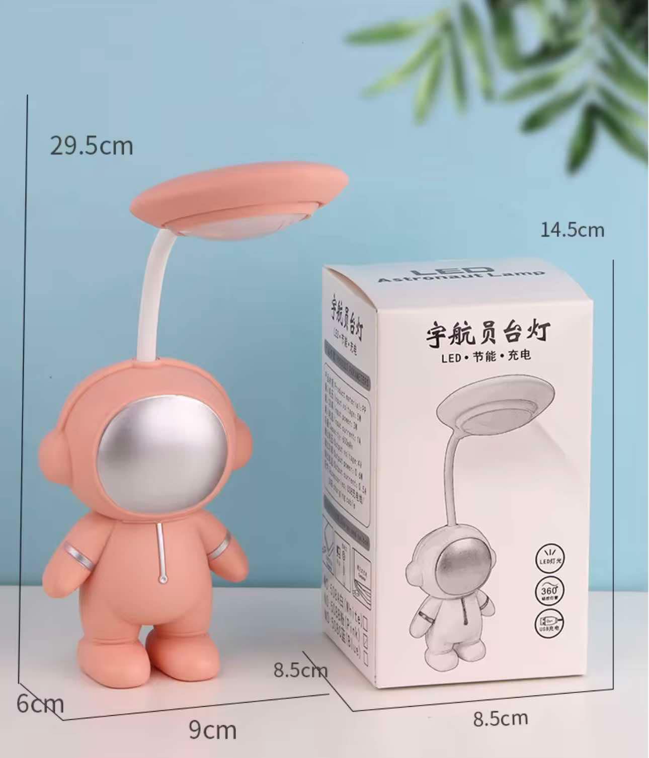 Lampe De Bureau Rechargeable LED Forme D'astronaute
