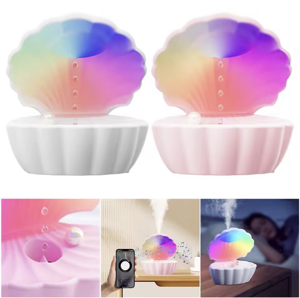 Diffuseur D'arômes , Anti-Gravité avec Haut-parleur Bluetooth et lumière RGB