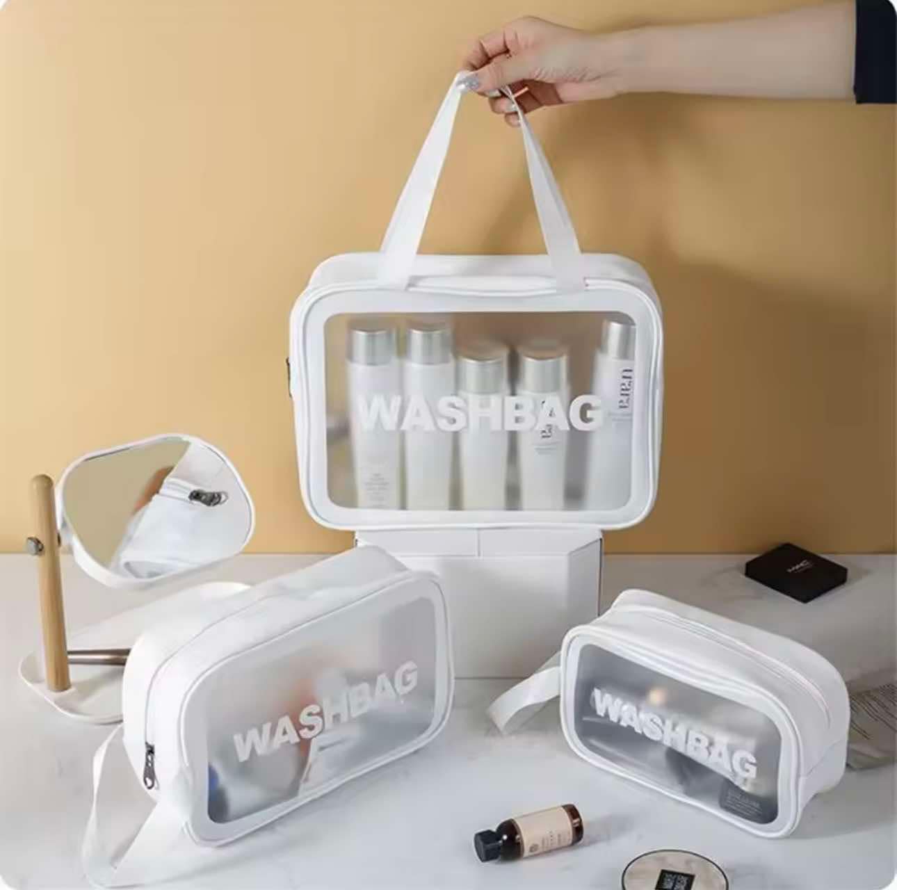 Set De 3 Trousses De Maquillage Et De Voyage