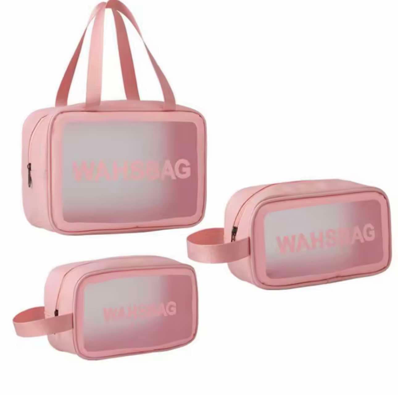 Set De 3 Trousses De Maquillage Et De Voyage