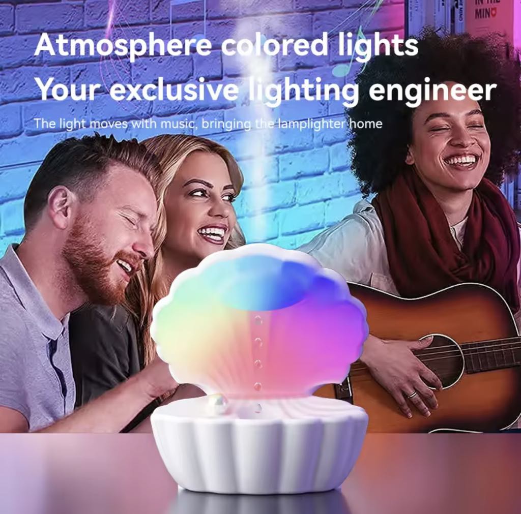 Diffuseur D'arômes , Anti-Gravité avec Haut-parleur Bluetooth et lumière RGB