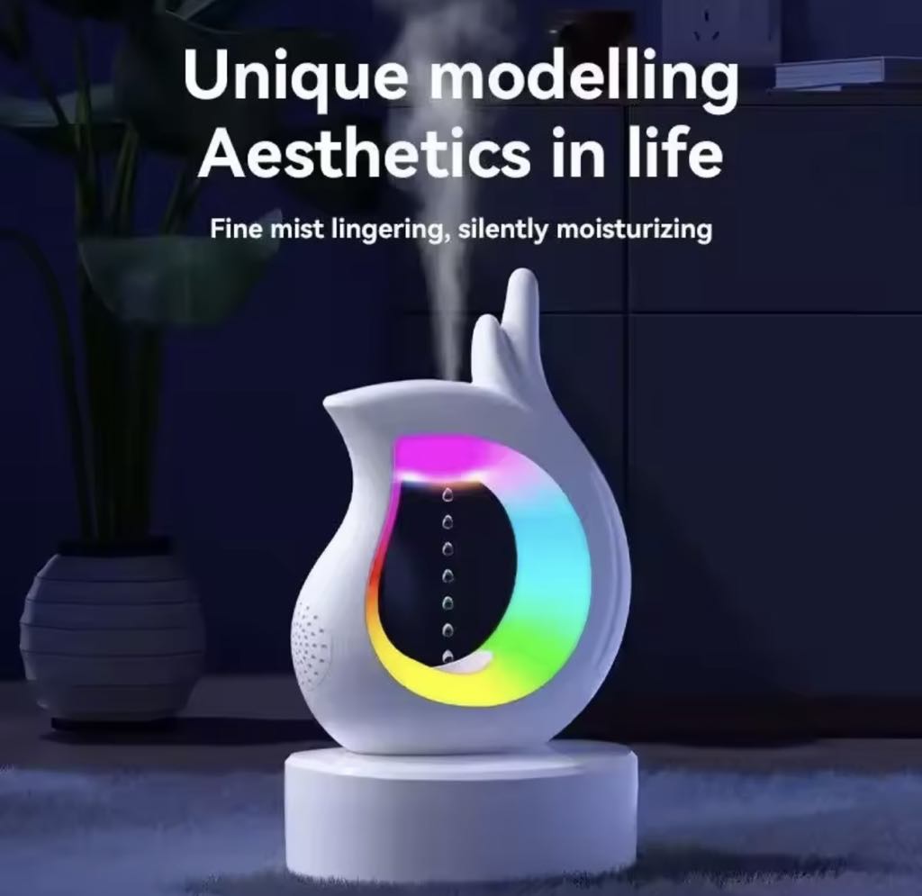 Diffuseur D'arômes , Anti-Gravité avec Haut-parleur Bluetooth et lumière RGB