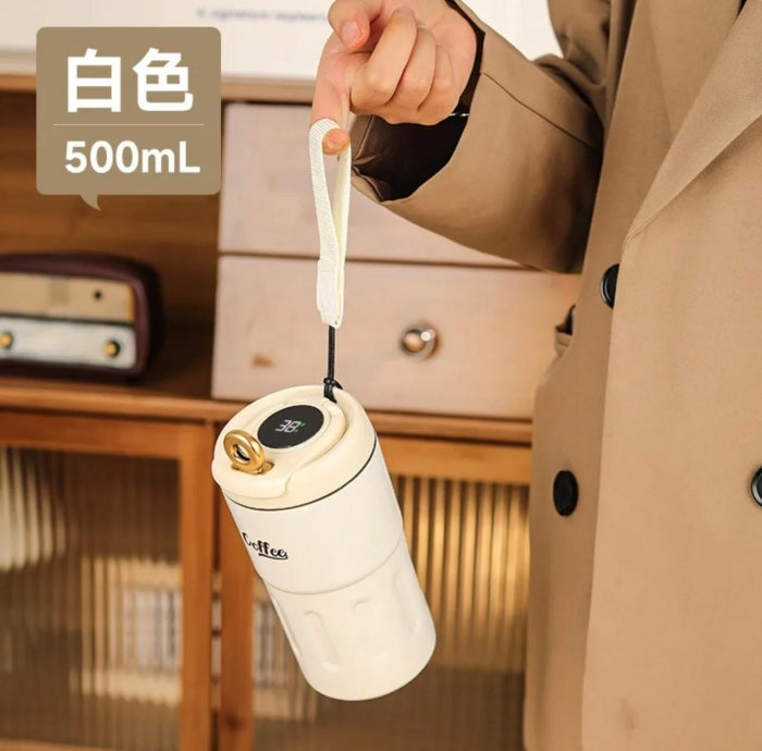 Thermos Mug Led Isotherme Avec Affichage De La Température 500 ML