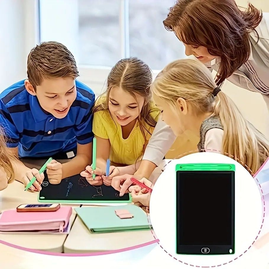 Ardoise Électronique Effaçable À Écran LCD Et Bouton De Suppression 8,5 Pouce