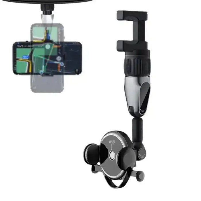 Support Téléphone De Rétroviseur Rotatif À 360 Degrés