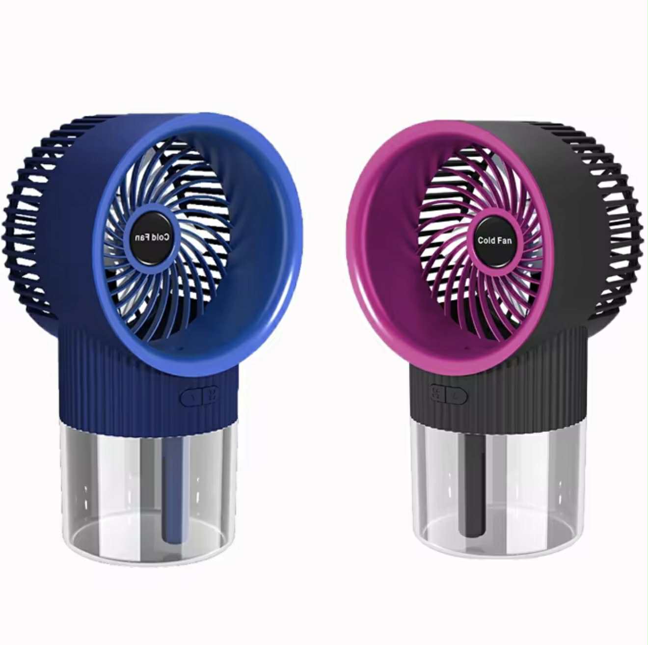 Ventilateur Portable Rechargeable avec Diffusseur et LED RGB