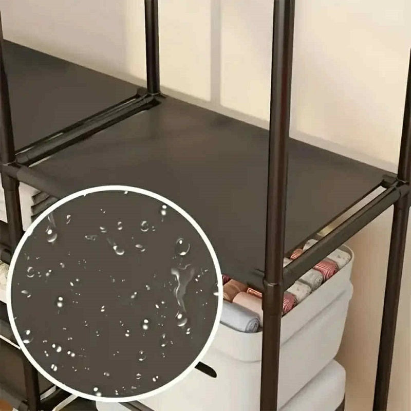 Portant vêtements Et Organisateur à 4 Niveaux de Rangement