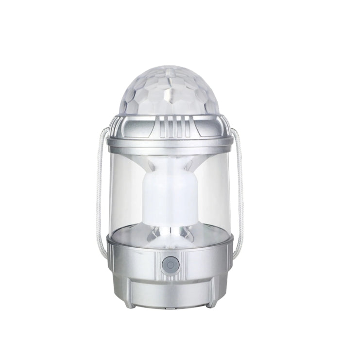 Torche Camping Light 3 En 1 Rechargeable - Lampe Led Multicolore Avec Jeu De Lumière