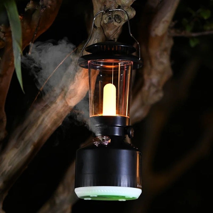 Lampe De Camping Rechargeable Avec Diffuseur D'huile Essentiel