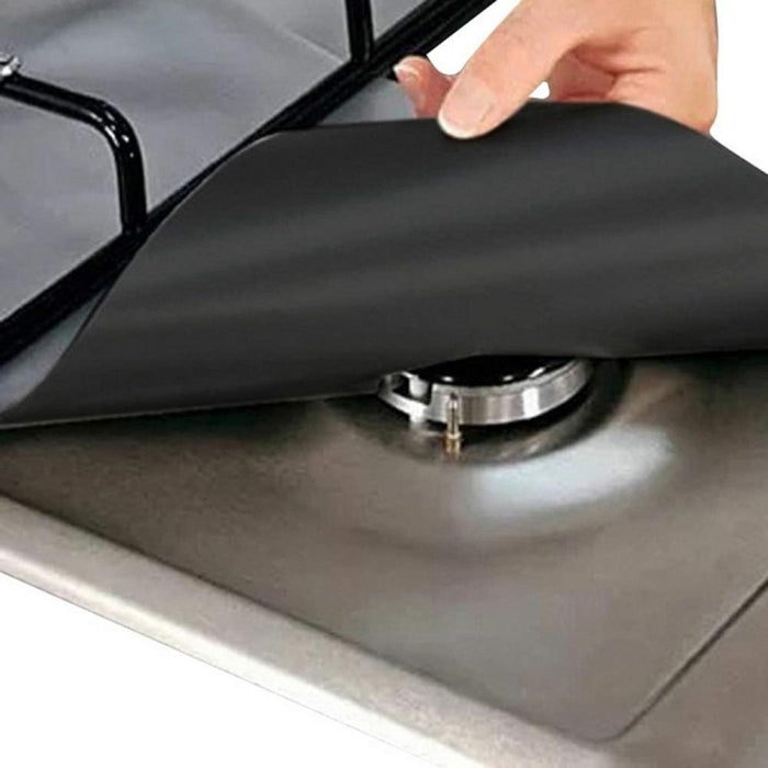Pack De 4 Couvertures Protectrices Réutilisables De Cuisinière À Gaz 27 Cm