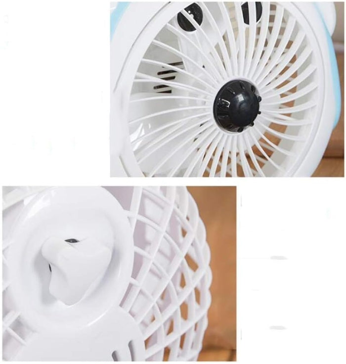 Mini Ventilateur Portable Électrique En Plastique Pour Bureau