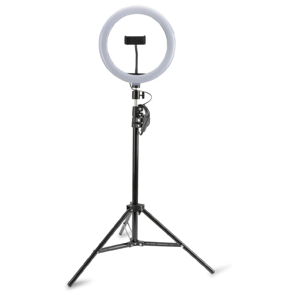 Ring Light Avec Support Téléphone De 3 Couleurs Et 10 Modes 25 Cm