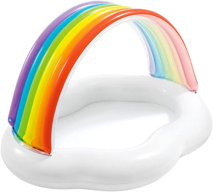 INTEX Piscine 57141 NP Bébé Arc En Ciel 142 X 119 X 84 Cm
