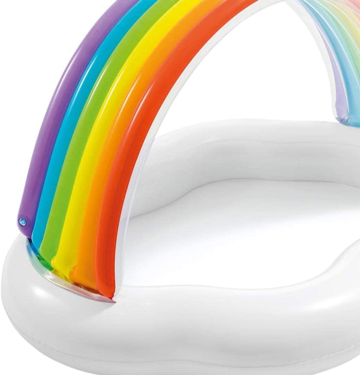 INTEX Piscine 57141 NP Bébé Arc En Ciel 142 X 119 X 84 Cm