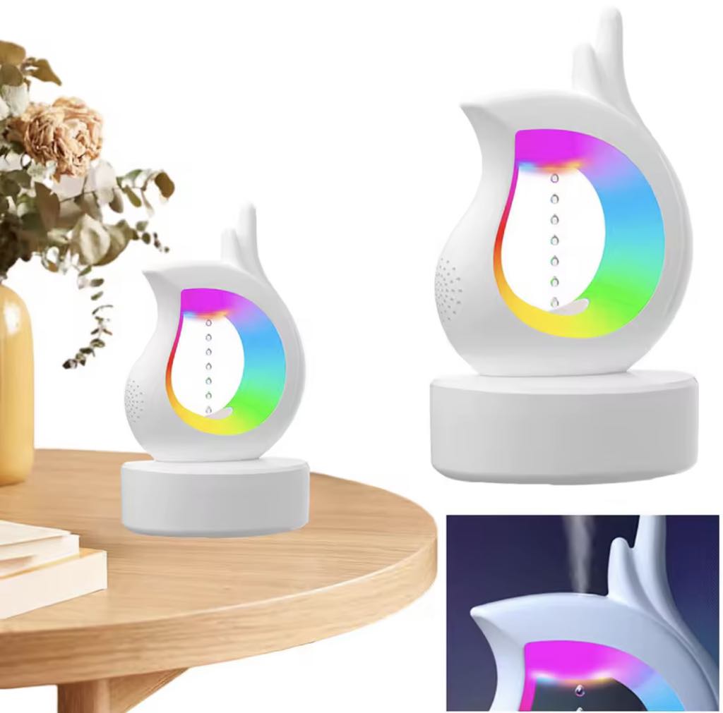Diffuseur D'arômes , Anti-Gravité avec Haut-parleur Bluetooth et lumière RGB