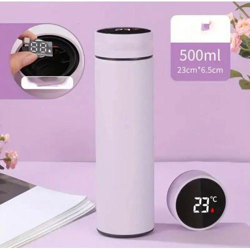 Thermos Isotherme En Acier Inoxydable Avec Afficheur De Température 500 ML