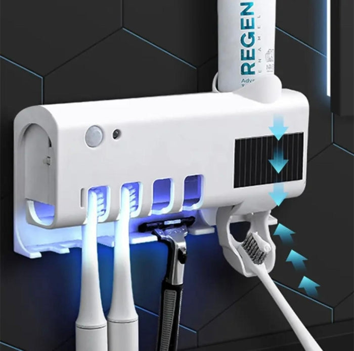 Stérilisateur De Brosse A Dents Avec Distributeur Automatique De Dentifrice