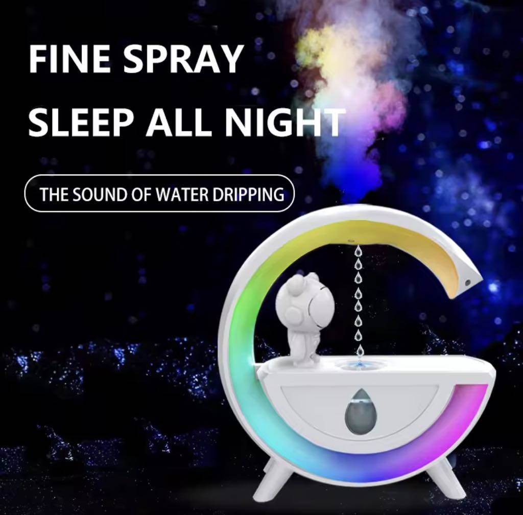 Diffuseur D'arômes , Anti-Gravité avec Haut-parleur Bluetooth et lumière RGB