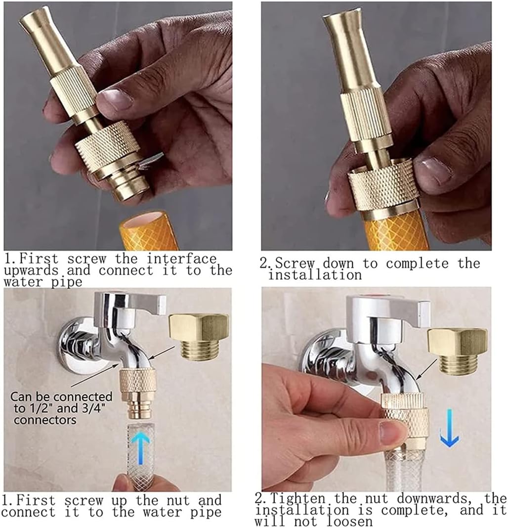 Pistolet à eau en cuivre