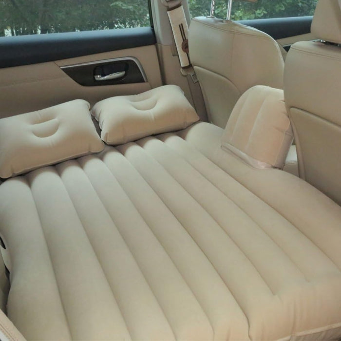Matelas De Voyage Gonflable Universel Pour Voiture 135 Cm X 50 Cm X 85 Cm Avec Pompe Allume-Cigare Et 2 Oreillers