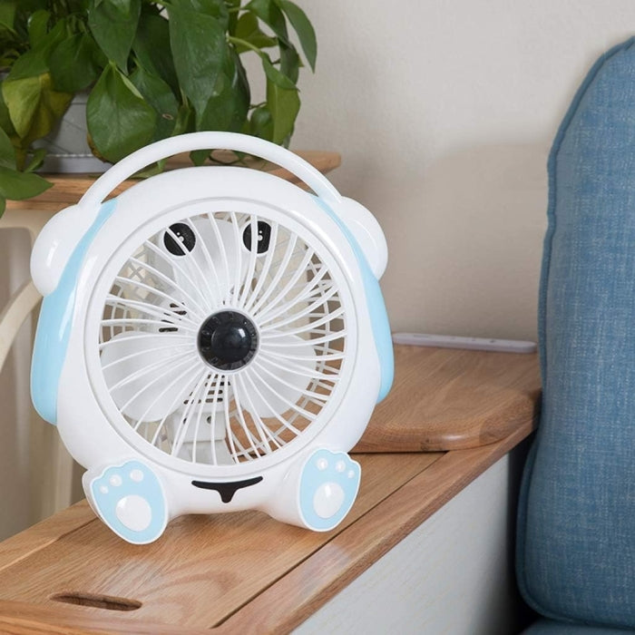 Mini Ventilateur Portable Électrique En Plastique Pour Bureau
