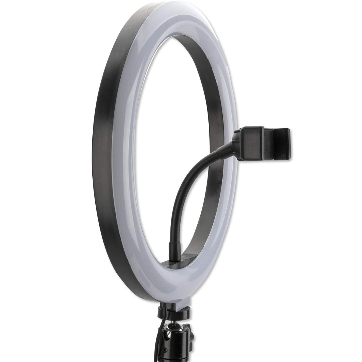 Ring Light Avec Support Téléphone De 3 Couleurs Et 10 Modes 25 Cm