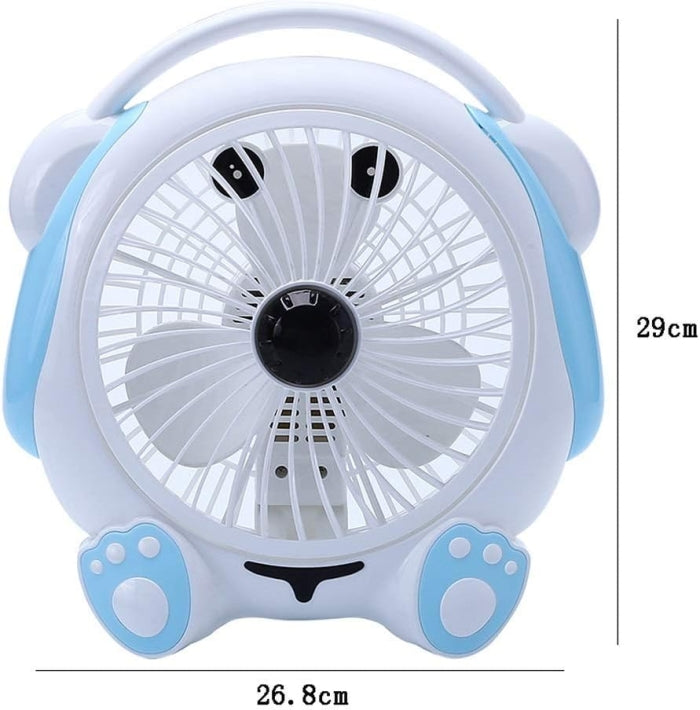 Mini Ventilateur Portable Électrique En Plastique Pour Bureau