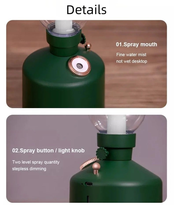 Lampe De Camping Rechargeable Avec Diffuseur D'huile Essentiel Modèle 2