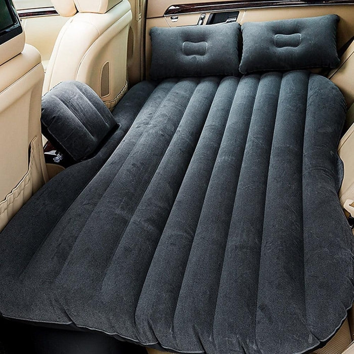 Matelas De Voyage Gonflable Universel Pour Voiture 135 Cm X 50 Cm X 85 Cm Avec Pompe Allume-Cigare Et 2 Oreillers