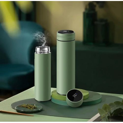Thermos Isotherme En Acier Inoxydable Avec Afficheur De Température 500 ML