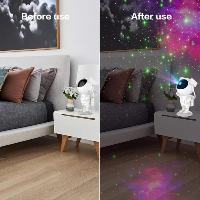 Jeux De Lumière Forme Robot En Blanc 2 Modes
