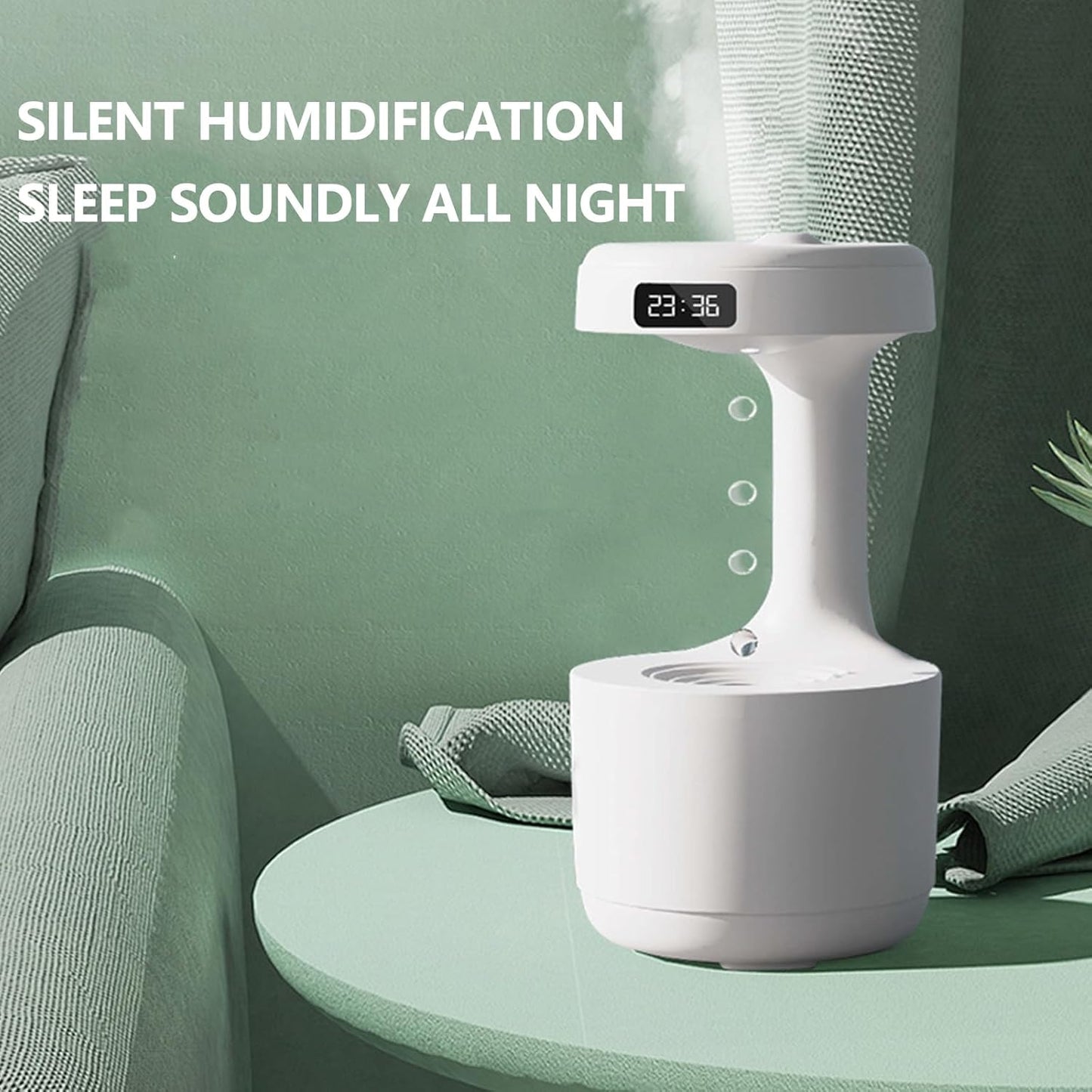 Diffuseur Humidificateur anti-gravité avec écran LED 800ml