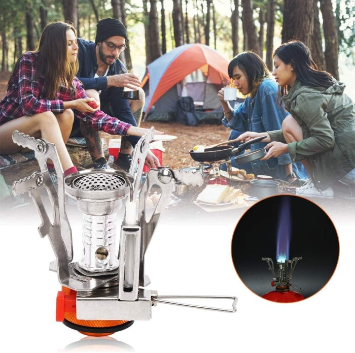 Ensemble D'Ustensiles De Cuisine De Camping En Acier Inoxydable