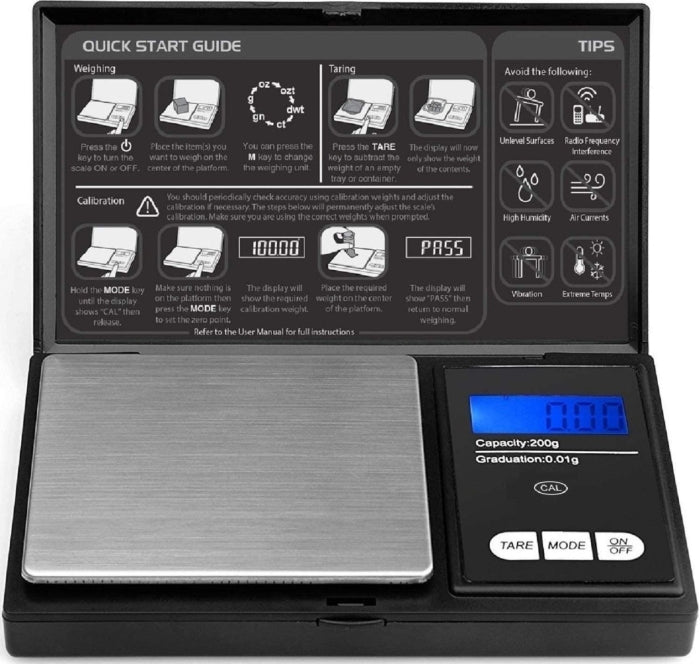 Balance De Précision Numérique Pour Bijoux Et Cuisine De 0.01 À 200g