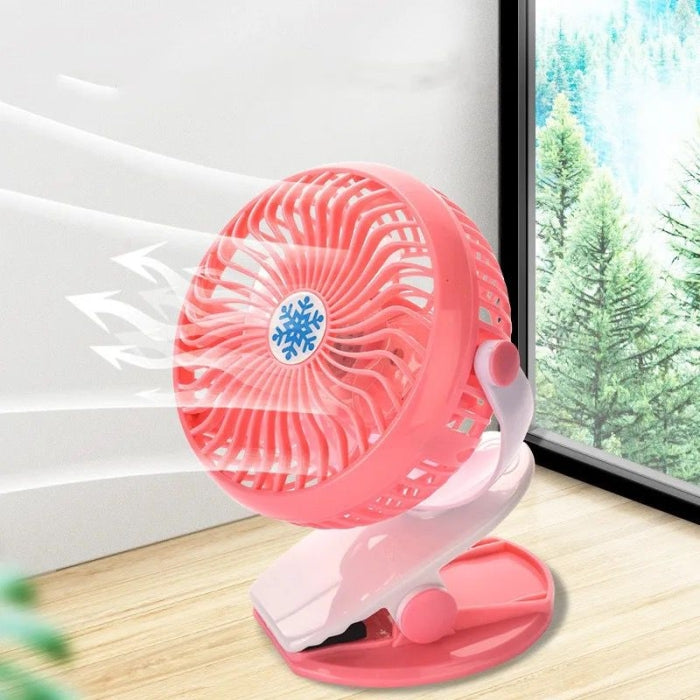 Ventilateur Sans Fils Portable Rotatif Et Rechargeable