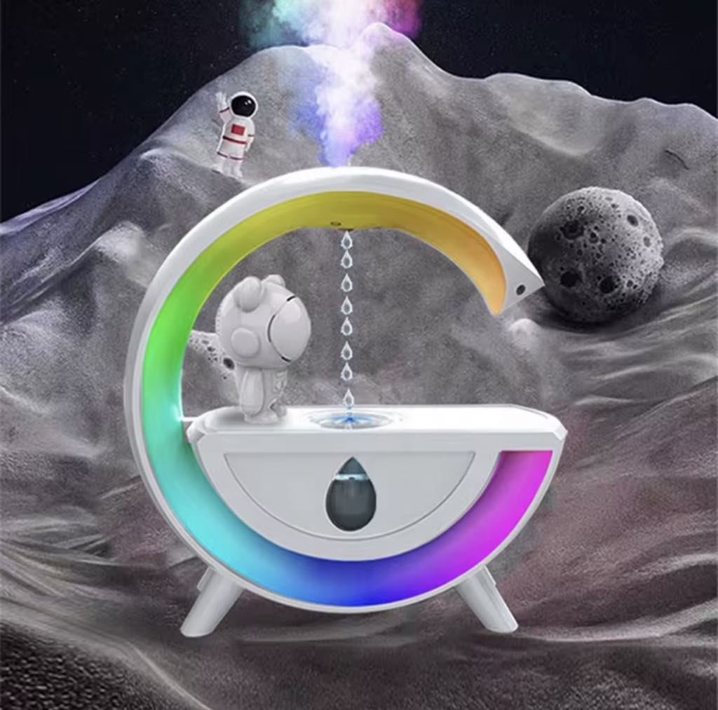 Diffuseur D'arômes , Anti-Gravité avec Haut-parleur Bluetooth et lumière RGB
