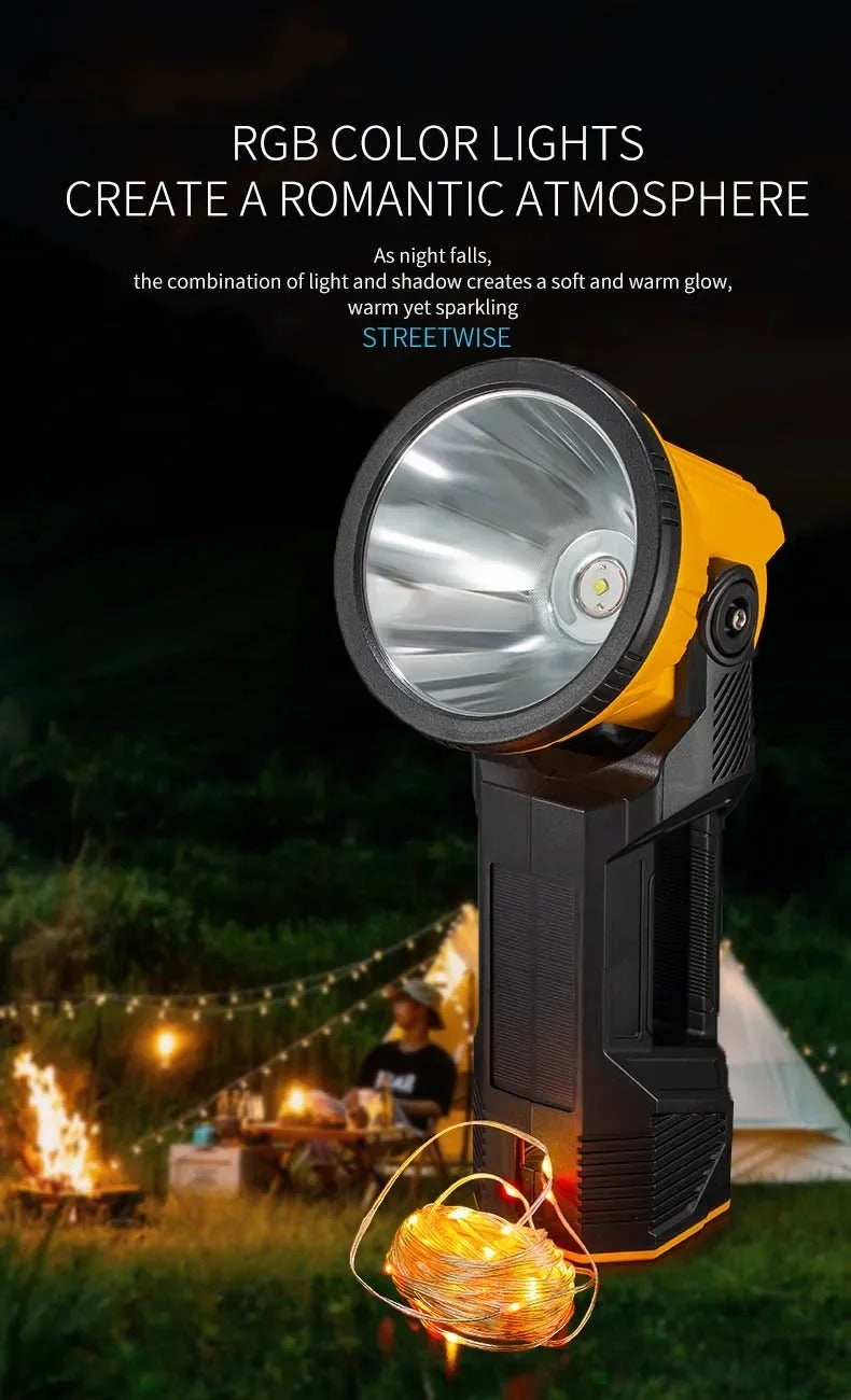 Projecteur de Camping Rechargeable W5208 3 En 1