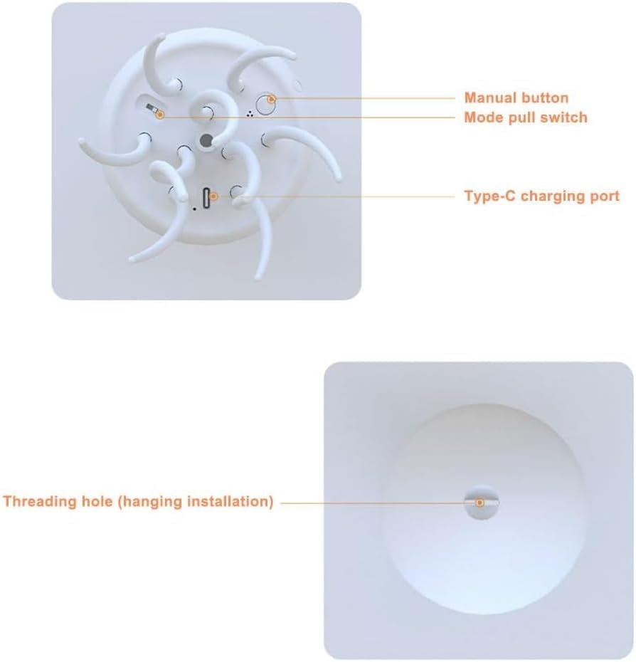 Veilleuse LED Méduse – Rechargeable Avec Pieds Dansants