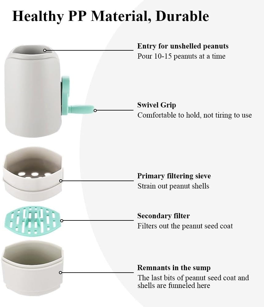 Appareil De Décortiquage d’Arachides – Avec Filtre Double Couche