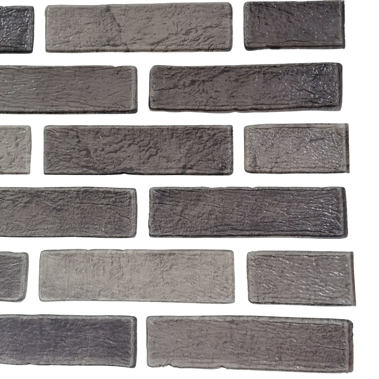 Pack de 10 Panneaux Muraux 3D Adhésifs – Motif Briques – 67 × 68 cm – Anti-Humidité